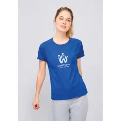 SPORTY Damski T-Shirt 140g / French Navy S01159-FN-L