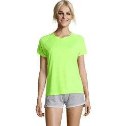 SPORTY Damski T-Shirt 140g / Neon Yellow S01159-NE-S
