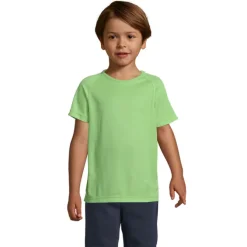 SPORTY Dziecięcy T-Shirt / Apple Green S01166-AG-3XL
