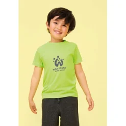SPORTY Dziecięcy T-Shirt / Apple Green S01166-AG-XXL