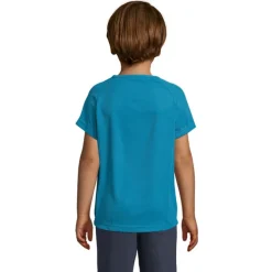 SPORTY Dziecięcy T-Shirt / Aqua S01166-AQ-4XL