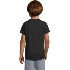 SPORTY Dziecięcy T-Shirt / Czarny / Czarny opal S01166-BK-XL