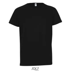 SPORTY Dziecięcy T-Shirt / Czarny / Czarny opal S01166-BK-XL
