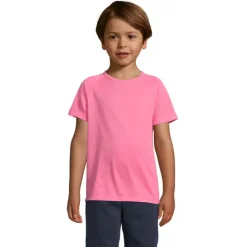 SPORTY Dziecięcy T-Shirt / Neonowy Róż 2 S01166-NP-4XL
