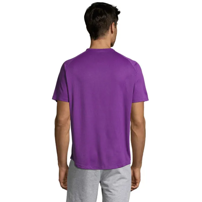 SPORTY Męski T-SHIRT 140g / Dark purple S11939-DA-S
