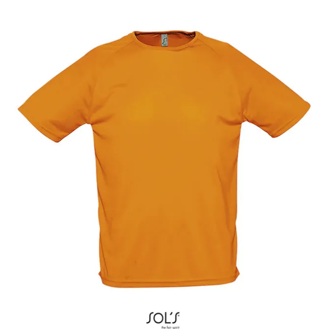 SPORTY Męski T-SHIRT 140g / Neonowy pomarańczowy S11939-NO-XL
