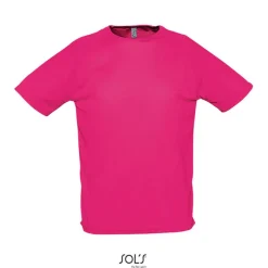 SPORTY Męski T-SHIRT 140g / Neonowy róż 2 S11939-NP-XL