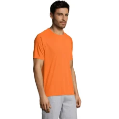 SPORTY Męski T-SHIRT 140g / Pomarańczowy S11939-OR-S