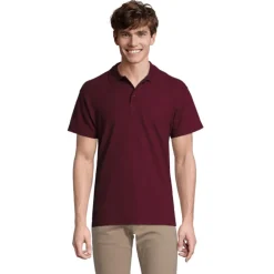 SPRINgII Męskie POLO 210g / Burgundy S11362-BG-S