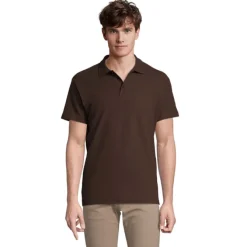 SPRINgII Męskie POLO 210g / Chocolate S11362-CH-S