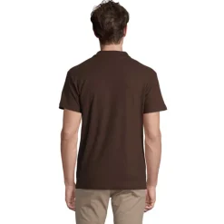 SPRINgII Męskie POLO 210g / Chocolate S11362-CH-L