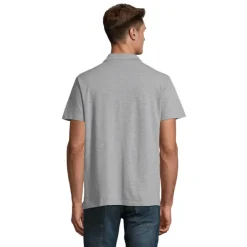 SPRINgII Męskie POLO 210g / Grey melange S11362-GY-5XL