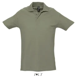 SPRINgII Męskie POLO 210g / Khaki S11362-KH-XXL
