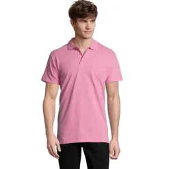 SPRINgII Męskie POLO 210g / Orchid Pink S11362-OP-XL