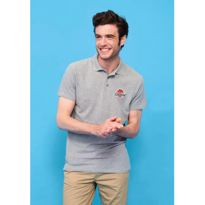 SPRINgII Męskie POLO 210g / Sand S11362-SA-L