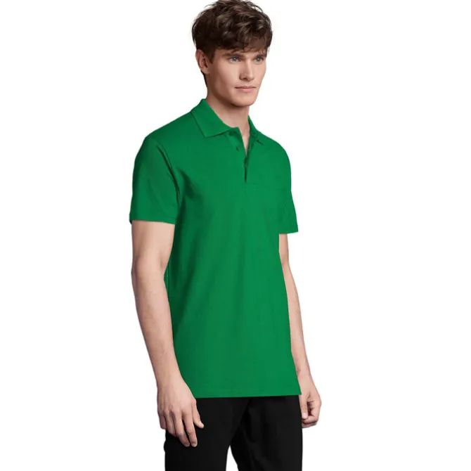 SPRINgII Męskie POLO 210g / Zielony S11362-KG-L