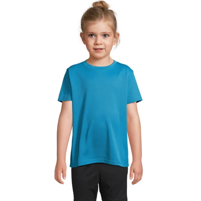 SPRINT KIDS SPORTS T-SHIRT / Aqua S04773-AQ-L