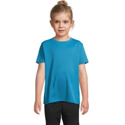 SPRINT KIDS SPORTS T-SHIRT / Aqua S04773-AQ-3XL