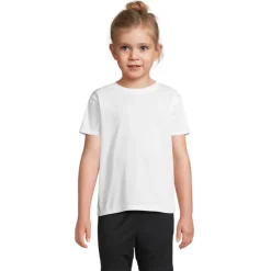 SPRINT KIDS SPORTS T-SHIRT / Bialy S04773-WH-L