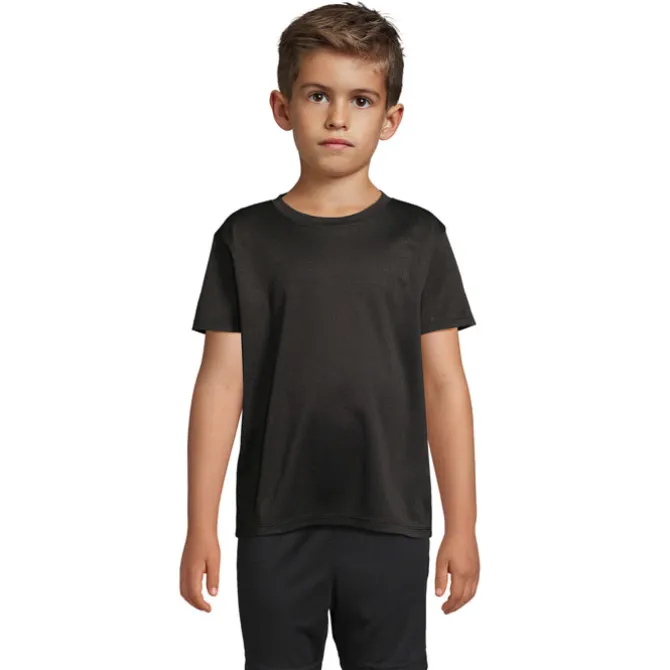 SPRINT KIDS SPORTS T-SHIRT / Czarny S04773-BK-XXL