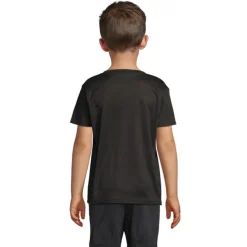 SPRINT KIDS SPORTS T-SHIRT / Czarny S04773-BK-4XL