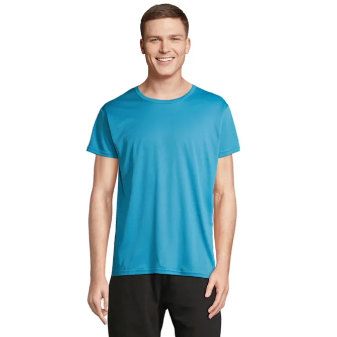 SPRINT UNI T-SHIRT 130g / Aqua S02995-AQ-L
