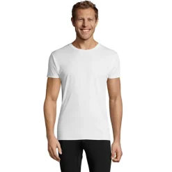 SPRINT UNI T-SHIRT 130g / Bialy S02995-WH-XXS