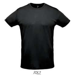 SPRINT UNI T-SHIRT 130g / Czarny / Czarny opal S02995-BK-XS