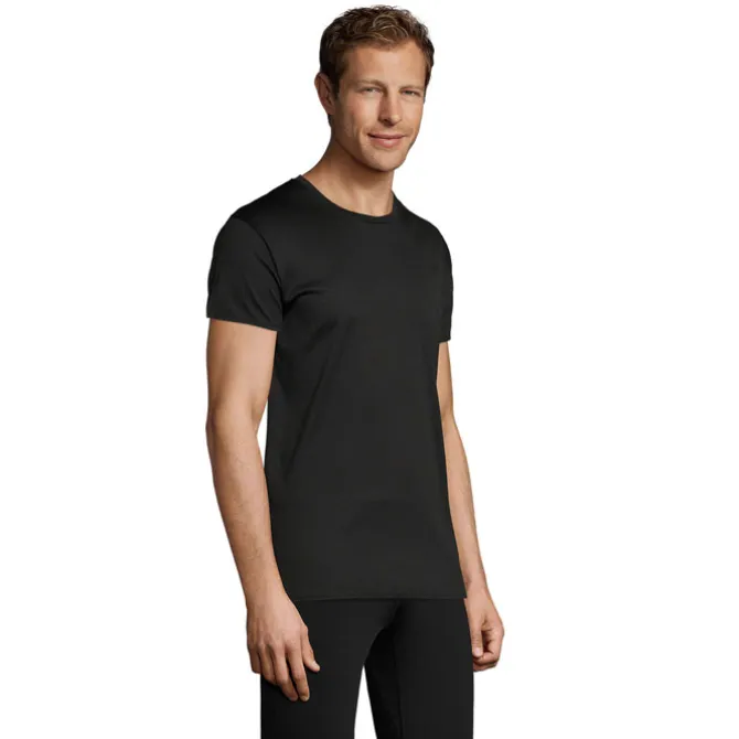 SPRINT UNI T-SHIRT 130g / Czarny / Czarny opal S02995-BK-XS