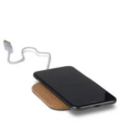 Square cork Wireless charger 5W / Naturalny LT95069-N0094