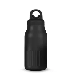 Stalowa butelka Sagaform Truls z poręcznym zatrzaskiem (z recyklingu) 500 ml / Czarny LT52135-N0002