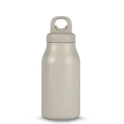 Stalowa butelka Sagaform Truls z poręcznym zatrzaskiem (z recyklingu) 500 ml / Beżowy LT52135-N0055