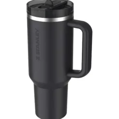 Stanley Quencher® ProTour 1180 ml termoizolowany kubek ze słomką, wykonany z recyklingowanej stali nierdzewnej / Czarny 10097990