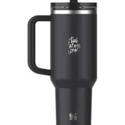 Stanley Quencher® ProTour 1180 ml termoizolowany kubek ze słomką, wykonany z recyklingowanej stali nierdzewnej / Czarny 10097990