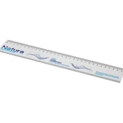 Sticky-Mate® recycled sticky notes with printed 30 cm ruler / Biały 21301022