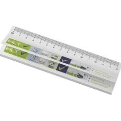 Sticky-Mate® samoprzylepne karteczki z recyklingu z nadrukowaną linijką / Biały 21261022