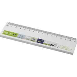 Sticky-Mate® samoprzylepne karteczki z recyklingu z nadrukowaną linijką / Biały 21261011