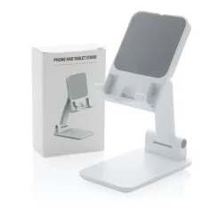 Stojak na telefon, tablet / Biały P301.323