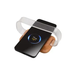 Stojak na telefon z ładowarką indukcyją JEROME Pierre Cardin / Beżowy B1100300IP313