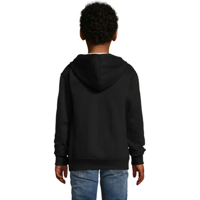 STONE Dziecięcy hoodie / Czarny / Czarny opal S02092-BK-3XL