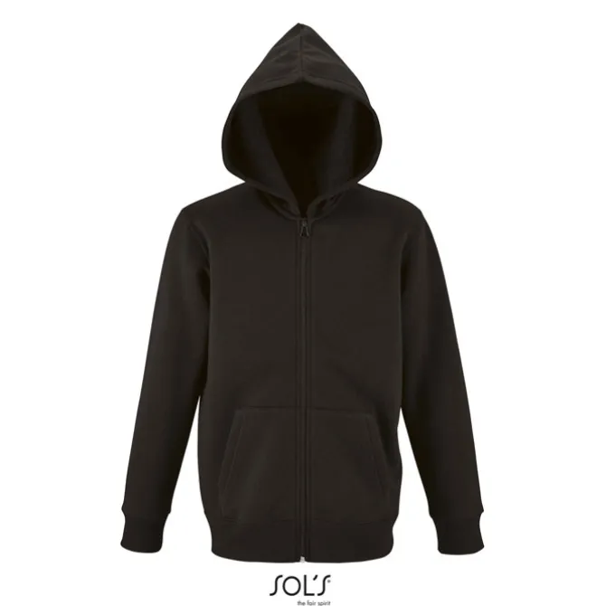 STONE Dziecięcy hoodie / Czarny / Czarny opal S02092-BK-4XL