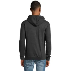 STONE UNI HOODIE 260g / Charcoal melange S01714-CE-XL
