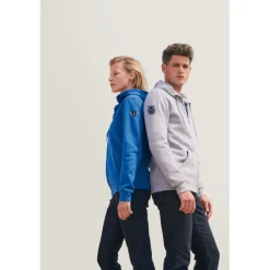 STONE UNI HOODIE 260g / Charcoal melange S01714-CE-XXL