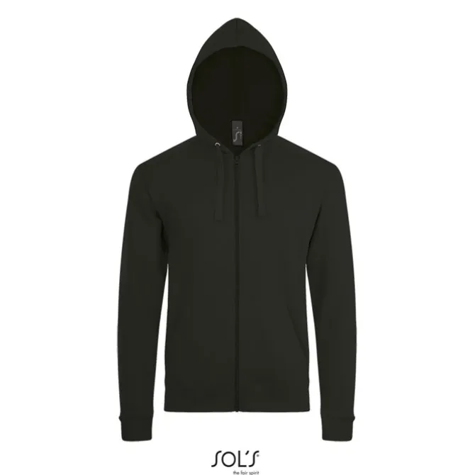 STONE UNI HOODIE 260g / Czarny / Czarny opal S01714-BK-XS
