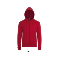 STONE UNI HOODIE 260g / Czerwony S01714-RD-3XL