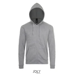 STONE UNI HOODIE 260g / Grey melange S01714-GY-S
