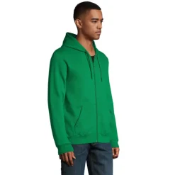 STONE UNI HOODIE 260g / Zielony S01714-KG-XL