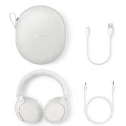 Słuchawki nauszne Philips TAH8000E z funkcją ANC  / Biały LT42264-N0001