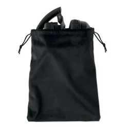 Słuchawki składane w woreczku / Czarny MO3141-03