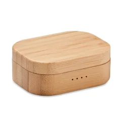 Słuchawki TWS w etui z bambusa / Drewna MO6780-40